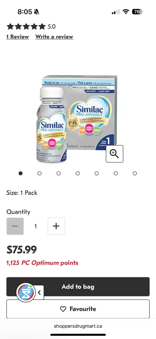 Similac pro advance 1 and similar 2 