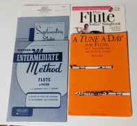 5 Flute or Piccolo Music Books