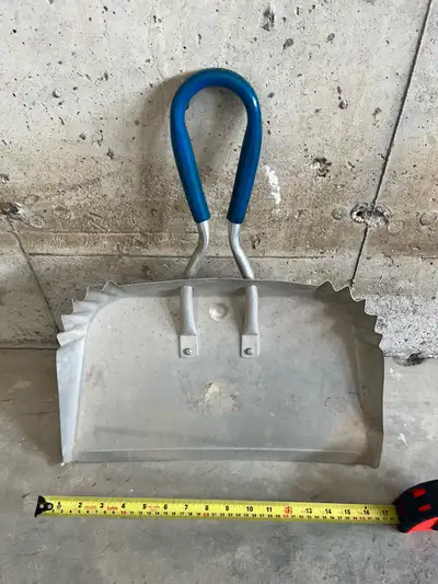 Oversized Metal Dust Pan. 18” Wide Construction Site Dustpan, View more