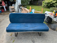 Vintage Chevy fold down camper van seat 