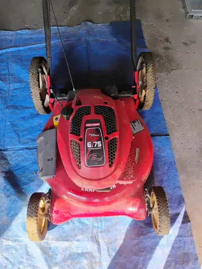 2 Gas-Powered Push Mowers – 21" Cut Width, View more