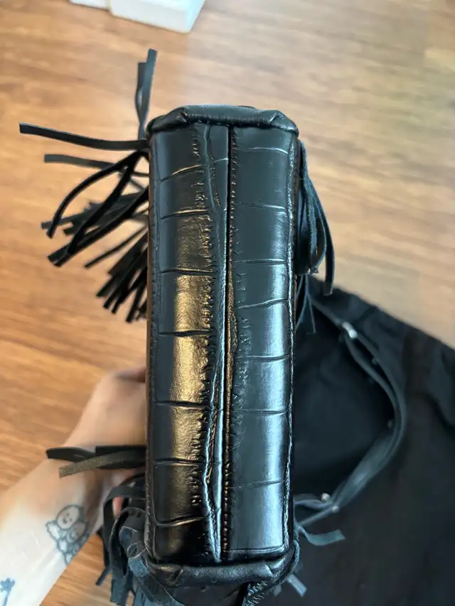 Maje Croc-embossed leather mini bag in Bags & Luggage in City of Toronto - Image 7