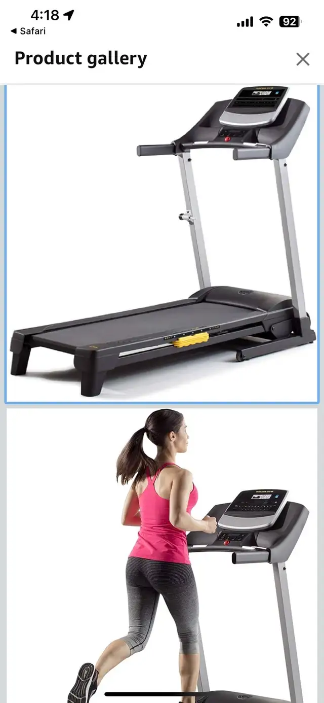 Golds Gym Treadmill in Exercise Equipment in Gatineau - Image 3