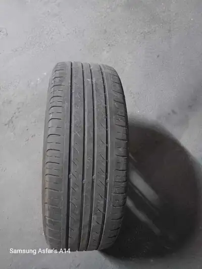 One winter tire (195/65/15) in good condition available for sale.