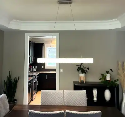 Kuzco Lighting Solaris Chrome LED Linear Pendant, View more