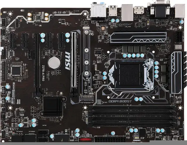 MSI Z270-A PRO SDRAM Motherboards in Other in City of Montréal - Image 5