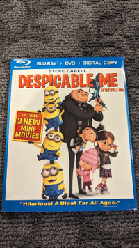 Despicable Me Blu Ray Disc and Digital Copy
