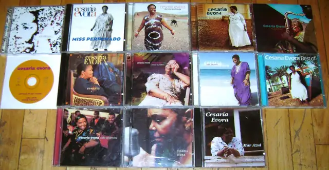 Collection of 13 CDs by Cesária Évora