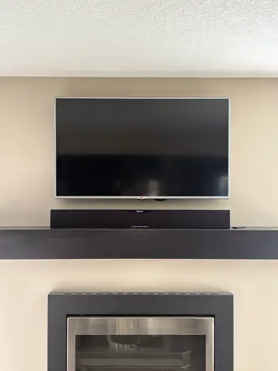 51” LG TV and Klipsch Soundbar, View more