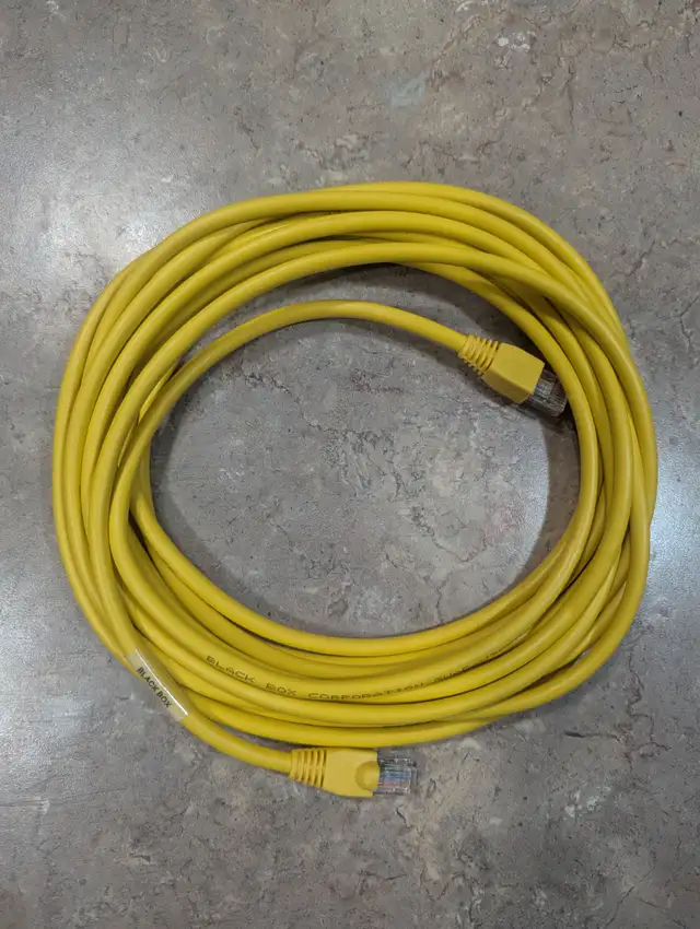 Ethernet cable, 20ft/6.1m