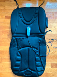 Massage seat portable heated