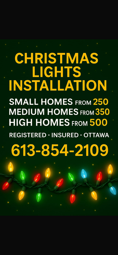 Christmas Lights Installation – Licensed & Insured – Free Quote, View more