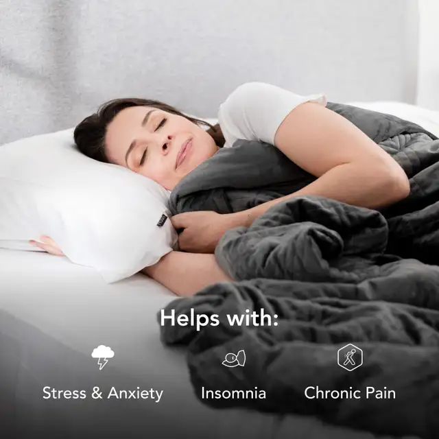 Hush Classic Weighted Blanket with Duvet Cover Queen in Bedding in City of Toronto - Image 6