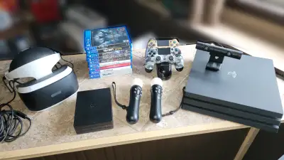 PS4 Pro and PSVR Bundle, View more