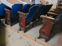 Antique theater seats 