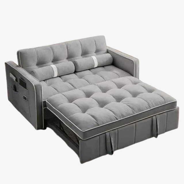 New Comfort Velvet Upholstery Pull Out Sleeper Sofa Bed In Sale in Couches & Futons in Kitchener / Waterloo