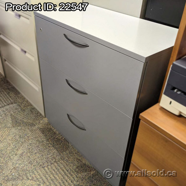 Steelcase 3 Drawer Lateral File Cabinet in Other Business & Industrial in Calgary