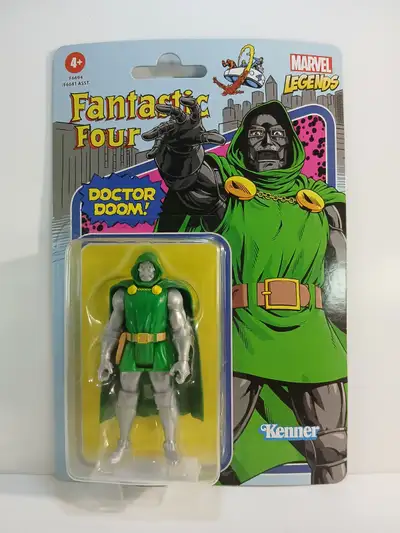 Marvel Legends Doctor Doom. 2023 Hasbro Retro 4" Action Figure, View more
