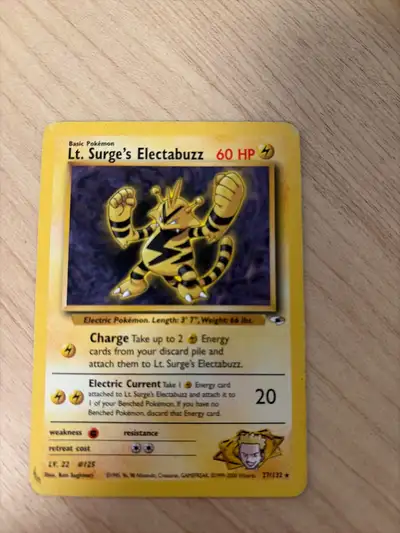 1995 Pokemon Lt. Surge’s Electabuzz, View more