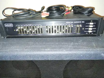Rare1979 MXR Dual 10 Band Stereo Octave Rack Equalizer-RCA Jacks, View more