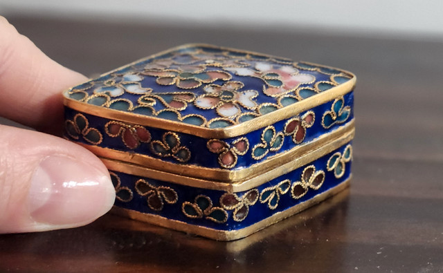Cloisonné Enamel Jewelry Box in Jewellery & Watches in Kitchener / Waterloo - Image 4