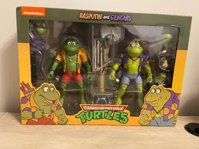 NECA TMNT Cartoon Rasputin and Genghis 2 Pack, View more
