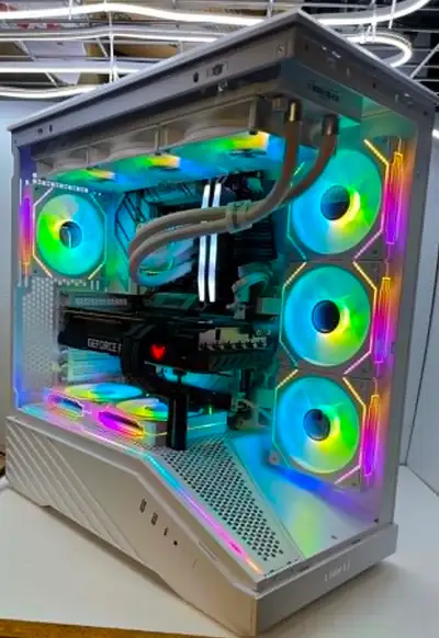PC Gamer Blanc Haute Performance – Ryzen 7 9800X3D + RTX 3080 – Seulement 2320$ + tx! Une véritable...