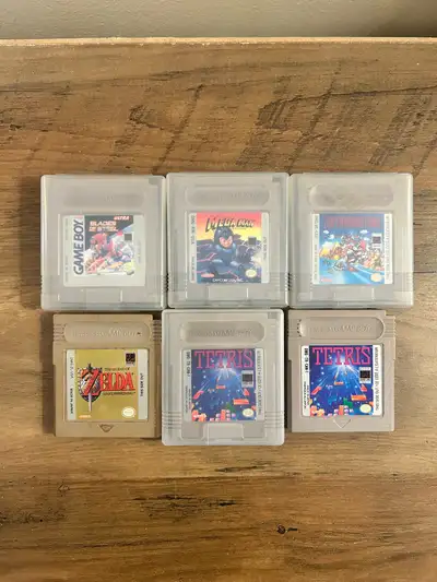 Lot 6 jeux de Game Boy rétro Zelda / Super Mario / Blades steel, View more