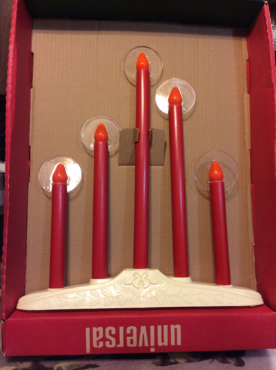 Vintage 1960’s Christmas Light-up Candelabras, View more