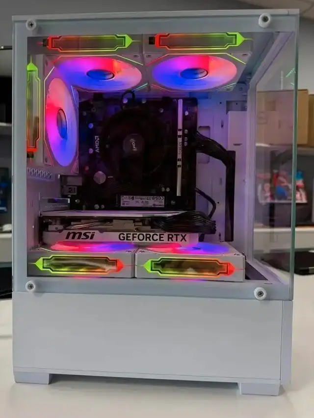 June Hot Sale for New  GAMING PC Ryzen 5,16G, 1TB SSD RTX 5060 in Desktop Computers in Mississauga / Peel Region - Image 3
