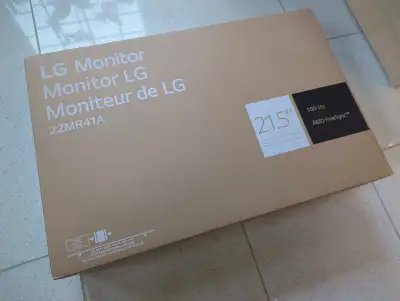 Brand new LG monitor in sealed box. Pickup only.
