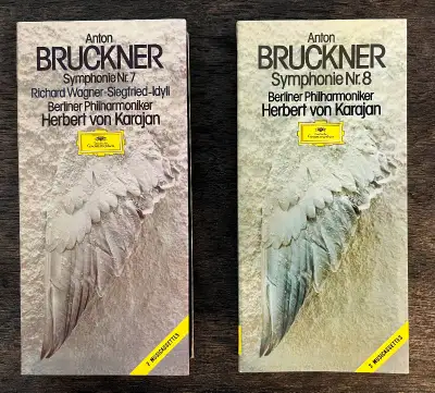 ANTON BRUCKNER (2 x CASSETTES) - SYMPHONY NO. 7 & 8, View more