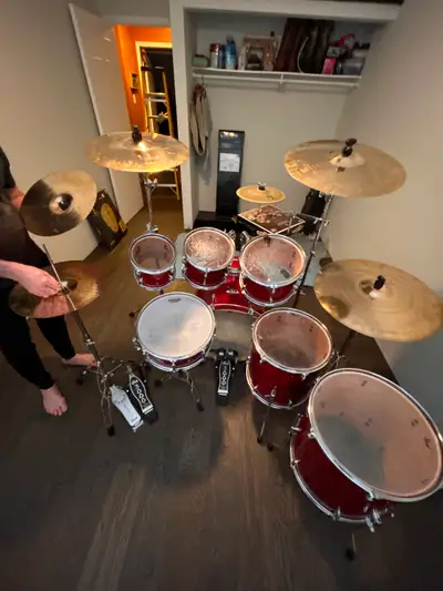 Pearl Export Expanded Kit - Neil Peart Cymbals - Gear Included, View more