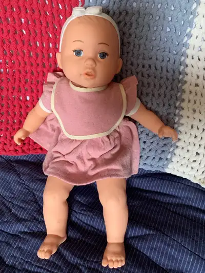 Baby Doll with Pink Dress 14”, View more