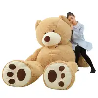 260cm Cheap unstuffed America Giant Teddy Bear Plush Toy Soft T