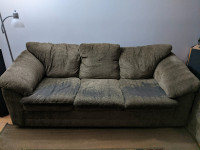 Sofa in very good condition except for worn fabric on the seats