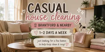 Casual House Cleaning – Brantford & Nearby, View more