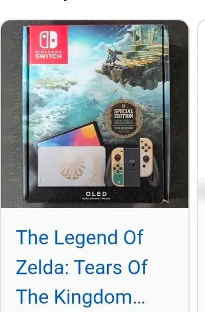 Brand new Switch OLED TOTK Edition, View more