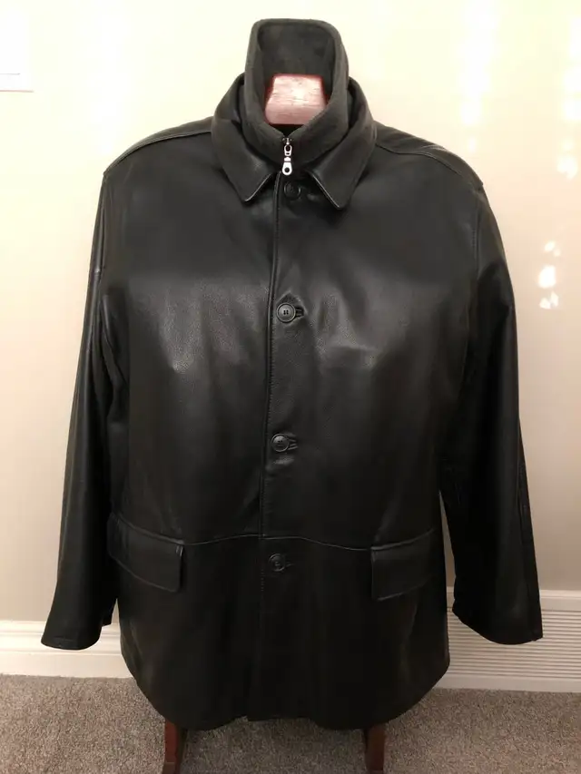 Men’s leather jacket, size 2XL in Men's in Calgary - Image 5