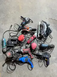 LOTS OF CORDED TOOLS 