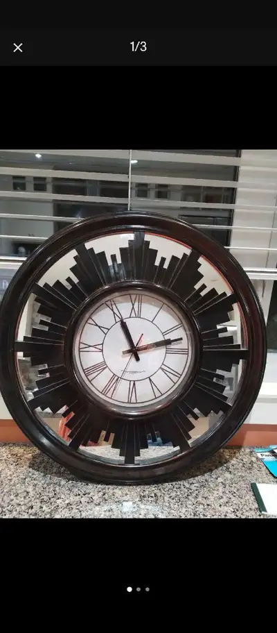 Sunburst Wall Clock, View more