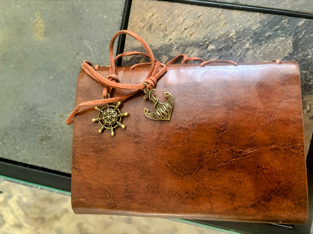 New,6”x4” leather writing journal , notebook , diary  in Hobbies & Crafts in Barrie - Image 2