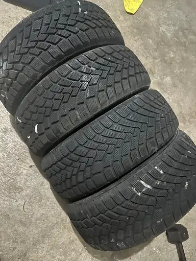 Up for sale bought brand new used for 1 season. Size 195/55R16 asking $200