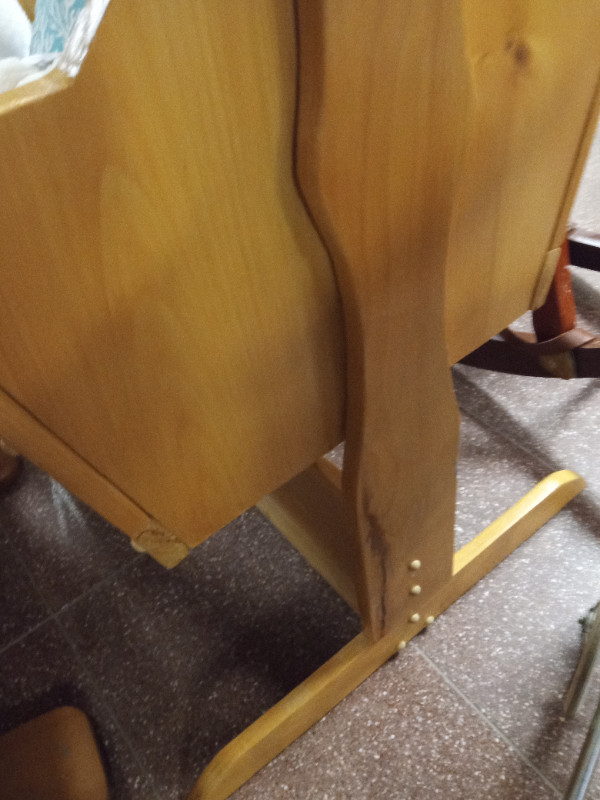 Cradle/Bassinet , Wood, hardly used in Cribs in Saint John - Image 2