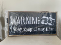 Photographers gift/sign