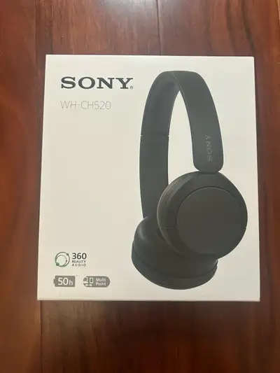 Sony WH-CH520 Wireless Headphones Black, View more
