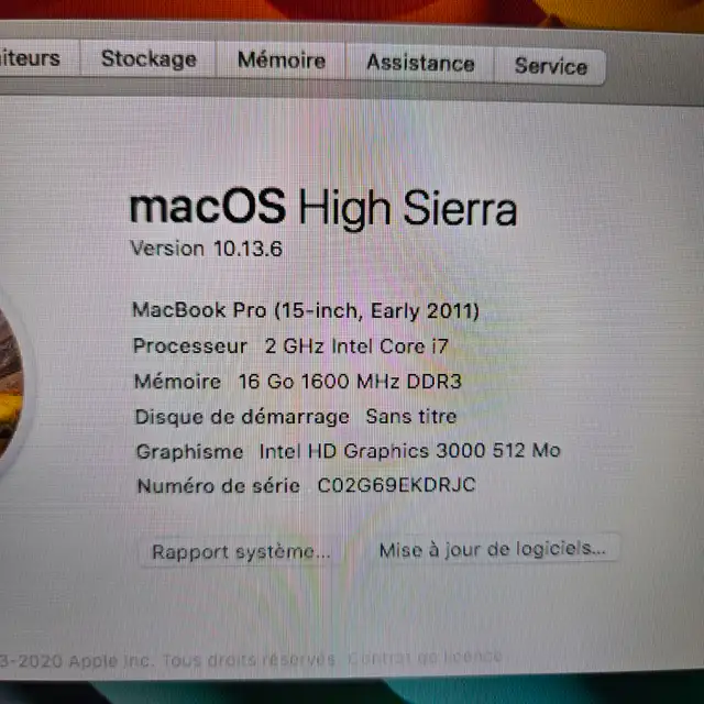 Macbook Pro Early 2011 15" | Intel i7 | 16 Gb RAM | SSD 240 Gb in Laptops in Laval / North Shore - Image 3