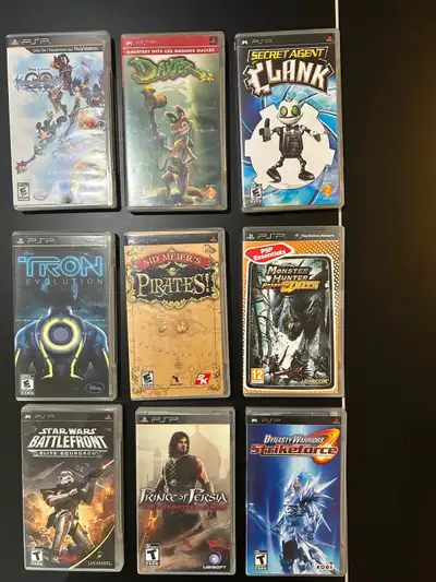Jeux PSP lot ou unité (Kingdom Hearts, Daxter, Star Wars...), View more