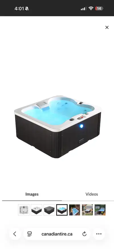 Canadian Spa Company Manitoba 4 Person 15 Jet Plug and Play Hot , View more