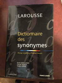 Dictionnaire des synonymes Larousse ( état neuf)